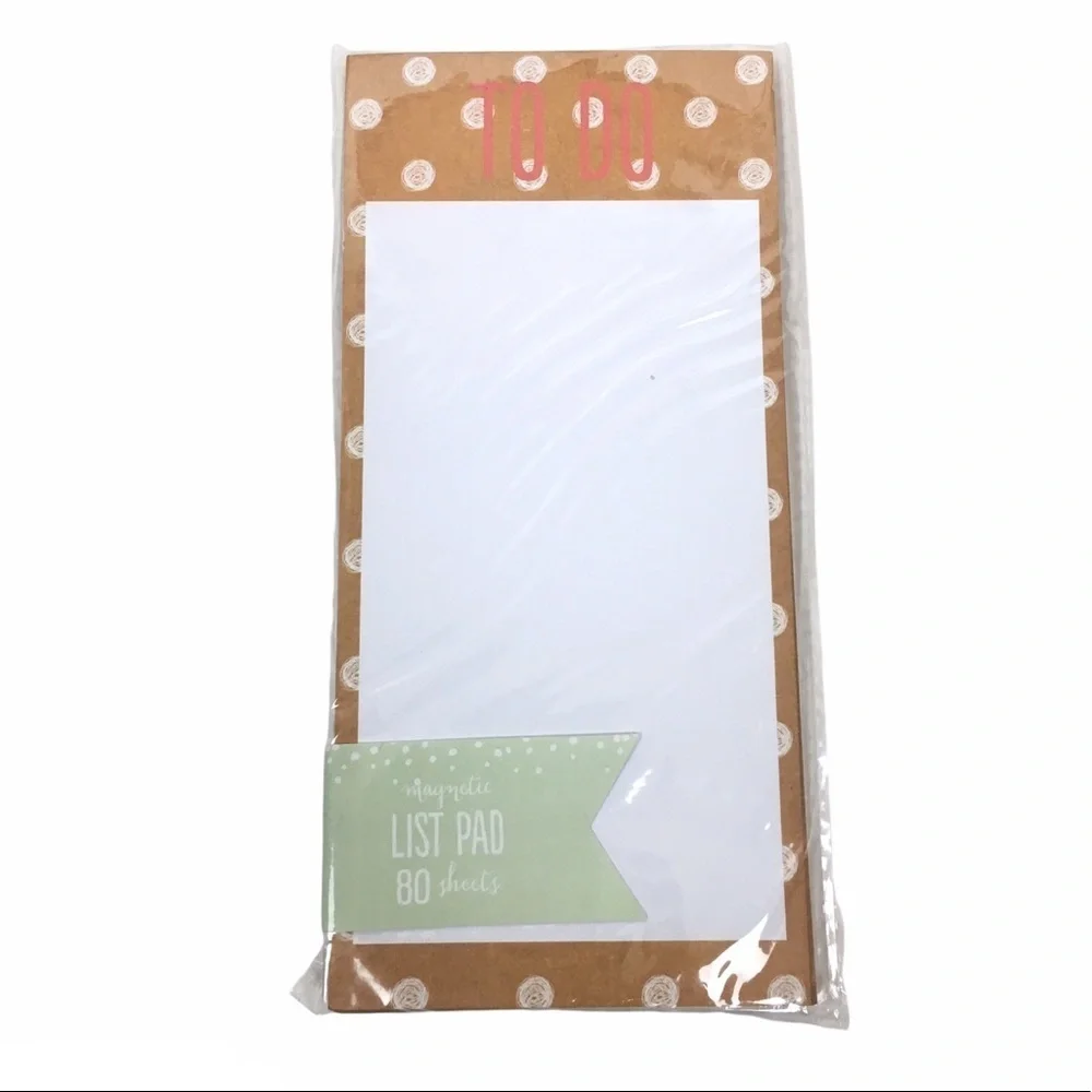 Christmas Plaid Dots Stationery Set Notepad Sticky Notes Page Flags Washi Tape